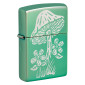 Zippo Accendino a Benzina Ricaricabile ed Antivento con Fantasia Mushroom Design - mod. 46178