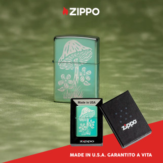 Accendino Zippo mod. 46178 Fantasia Mushroom Design