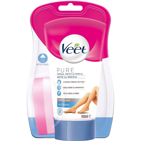 Crema Depilatoria Sotto la Doccia Silk Fresh Technology Veet Crema Depilatoria Sotto la Doccia Silk Fresh Technology Veet