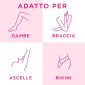 Immagine 2 - Veet Pure Crema Depilatoria Sotto la Doccia per Pelli Sensibili Corpo e Gambe - Tubetto da 150ml