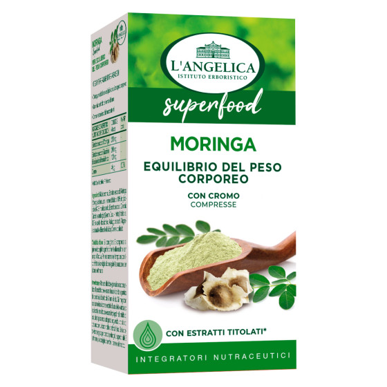 L'Angelica Superfood Moringa Equilibrio del Peso Integratore con Cromo L'Angelica Superfood Moringa Equilibrio del Peso Integratore con Cromo