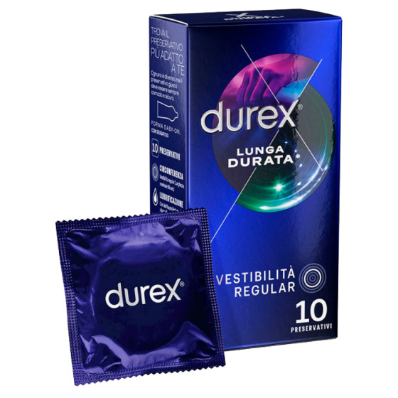 Preservativi Durex Lunga Durata Ritardanti 10pz Preservativi Durex Lunga Durata Ritardanti 10pz
