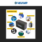 Immagine 4 - Velamp Batteria al Piombo 12V 7Ah Ricaricabile con Attacchi Faston - mod. 23788