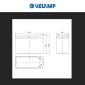 Immagine 5 - Velamp Batteria al Piombo 12V 7Ah Ricaricabile con Attacchi Faston - mod. 23788