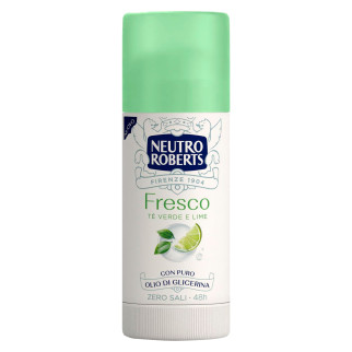 Deodorante Stick Fresco Tè Verde Lime 48h Zero Sali Neutro Roberts