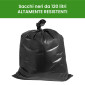Immagine 4 - 10 Sacchi Neri ToroDuro HPDE in Rotolo a Strappo per Raccolta Rifiuti Plastica 120L 90x120cm