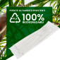 Immagine 3 - Set di Posate Ecologico in PLA Forchetta Coltello Tovagliolo Compostabili Sigillati Singolarmente - Confezione da 50 set