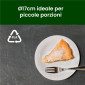 Immagine 5 - Piatti Bianchi in Bioplastica Monouso Diametro 17cm Resistenti in PLA Compostabili e Biodegradabili - Confezione da 50 piattini