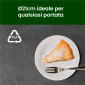 Immagine 5 - Piatti Bianchi in Bioplastica Monouso Diametro 21cm Resistenti in PLA Compostabili e Biodegradabili - Confezione da 50 piatti