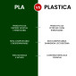 Immagine 8 - Piatti Bianchi in Bioplastica Monouso Diametro 21cm Resistenti in PLA Compostabili e Biodegradabili - Confezione da 50 piatti