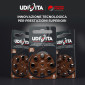 Immagine 7 - Udivita Batterie per Protesi Acustiche Misura 312 Zinco Aria Tecnologia Sound Fusion - Blister da 8 Pile