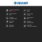 Immagine 3 - Velamp Turtle Plafoniera in Vetro per Lampadine E27 IP44 - Colore Bianco - mod.TURTLE-B
