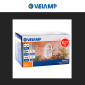 Immagine 7 - Velamp Turtle Plafoniera in Vetro per Lampadine E27 IP44 - Colore Bianco - mod.TURTLE-B