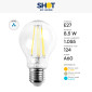 Immagine 5 - Bot Lighting Shot Lampadina LED E27 8,5W Bulb A60 Filamento Extra-Lungo - mod. WLD1010X2 / WLD1010X3 / WLD1010X1