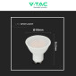 Immagine 8 - V-Tac VT-2333 Lampadina LED GU10 2.9W Faretto SMD - SKU 2987 / 2988 / 2989