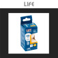 Immagine 8 - Life Lampadina LED E14 6,5W MiniGlobo P45 Filament in Vetro Milky - mod. 39.920258CM27 / 39.920258NM40