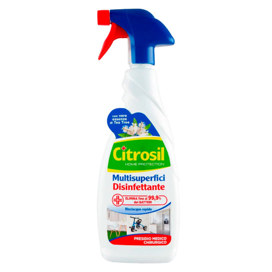 Spray Multisuperfici Igienizzante Tea Tree Citrosil Home Protection Spray Multisuperfici Igienizzante Tea Tree Citrosil Home Protection