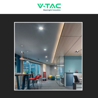 VT-61018 Mini Pannello LED Rotondo Slim 18W SMD da Incasso V-Tac
