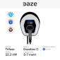 Immagine 4 - Daze Dazebox C Wall Box 22,2kW Trifase IP55 Bluetooth Wi-Fi Cavo Tipo 2 - mod. DB-07-T5 / T7 [TERMINATO]