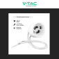 Immagine 9 - V-Tac VT 765SQ Portafaretto Quadrato da Incasso in Gesso con Portalampada per Lampadine GU10 - SKU 3651