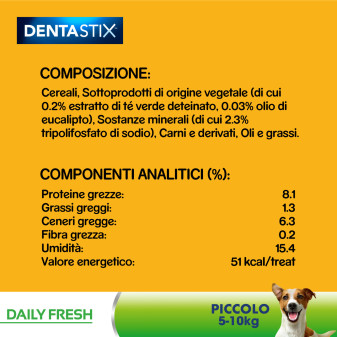 Dentastix Oral Care Small Pedigree per l'igiene orale del cane 35 Stick