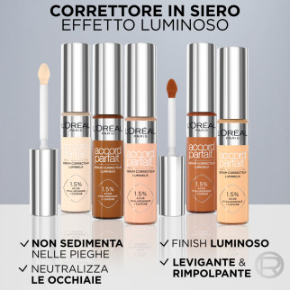 L'Oréal Paris Accord Parfait Correttore Illuminante Rimpolpante 6N