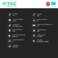 Immagine 3 - V-Tac VT-407 Faretto LED da Binario 7W Track Light COB Chip Samsung Colore Nero - SKU 21354