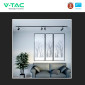 Immagine 4 - V-Tac VT-407 Faretto LED da Binario 7W Track Light COB Chip Samsung Colore Nero - SKU 21354