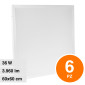 V-Tac VT-6139 6 Pannelli LED Quadrati 60x60 36W SMD con Driver - SKU 638011 / 638021