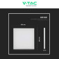 Immagine 8 - V-Tac VT-6139 6 Pannelli LED Quadrati 60x60 36W SMD con Driver - SKU 638011 / 638021