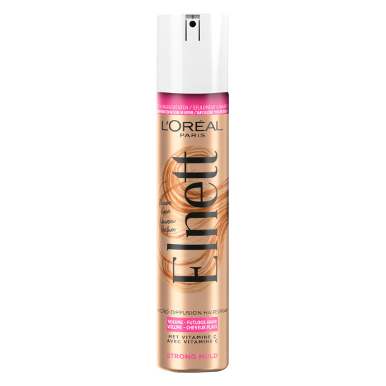 L'Oréal Paris Elnett Satin Lacca Corpo e Volume Fissaggio Forte L'Oréal Paris Elnett Satin Lacca Corpo e Volume Fissaggio Forte