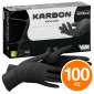 Immagine 13 - New Med Gloves Karbon Guanti Monouso Neri in Nitrile Senza Talco - Confezione da 100 Guanti