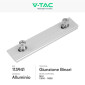 Immagine 2 - V-Tac Giunzione in Alluminio per Binari da Installazione Pannelli Solari Fotovoltaici - 10 Pezzi - SKU 113941