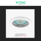 Immagine 9 - V-Tac VT-778 2 Portafaretti Rotondi da Incasso per Lampadine GU10 e GU5.3 - SKU 3584