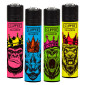 Clipper Large Accendino a Pietrina Grande Ricaricabile con Fantasia King Safari - Serie da 4 Accendini