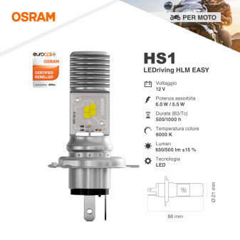 Lampadina LED Moto LEDriving HLM Easy HS1 12V 5W Osram