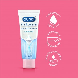 Durex Naturals Gel Lubrificante Intimo Idratante con Acido Ialuronico