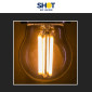 Immagine 6 - Bot Lighting Shot Lampadina LED E27 6,5W MiniGlobo G45 Filamento - mod. WLD3106X2 / WLD3106X3