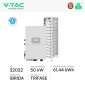 Immagine 2 - V-Tac Deye Kit Fotovoltaico Inverter Trifase 50kW IP65 + 12 Accumulatori BMS LiFePO4 61,44kW CEI 0-21 e CEI 0-16 - SKU 22022