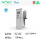 Immagine 2 - V-Tac Deye Kit Fotovoltaico Inverter Trifase Ibrido 50kW IP55 + Accumulatore LiFePO4 51,2V 100Ah 61,44kWh - SKU 22023