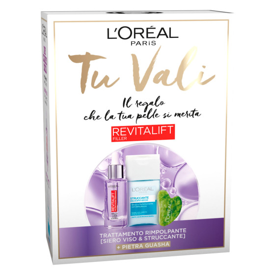 L'Oréal Paris Tu Vali Confezione Regalo Revitalift Filler Siero + Struccante L'Oréal Paris Tu Vali Confezione Regalo Revitalift Filler Siero + Struccante