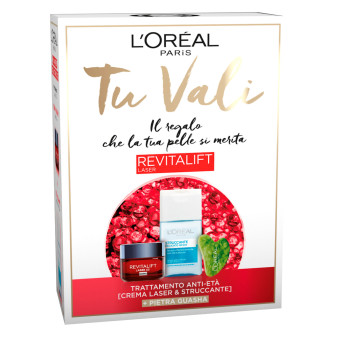 L'Oréal Paris Tu Vali Confezione Regalo Crema Laser X3 + Struccante