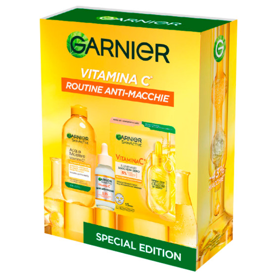Garnier SkinActive Confezione Regalo Acqua Micellare + Siero + Maschera Garnier SkinActive Confezione Regalo Acqua Micellare + Siero + Maschera