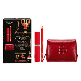 L'Oréal Paris Confezione Regalo Rossetto + Matita Labbra + Pochette