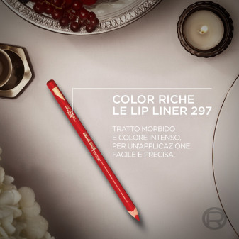 L'Oréal Paris Confezione Regalo Rossetto+ Matita Labbra + Pochette