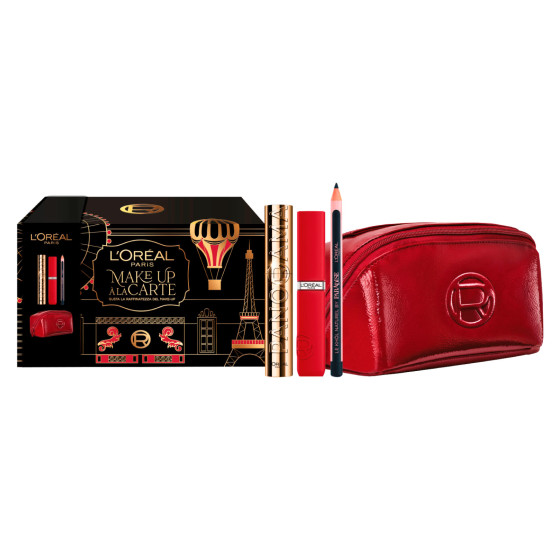 L'Oréal Paris Confezione Regalo Mascara + Rossetto + Matita + Pochette L'Oréal Paris Confezione Regalo Mascara + Rossetto + Matita + Pochette