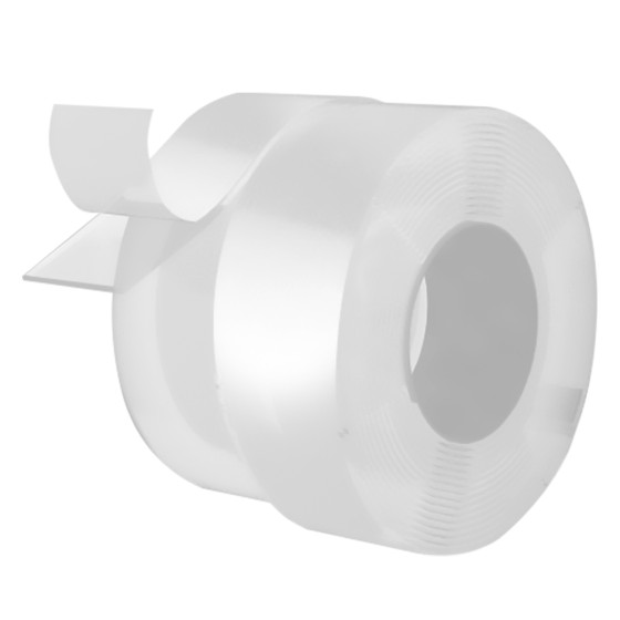Nastro Biadesivo Trasparente Riutilizzabile Forte 20mm x 3m Nastro Biadesivo Trasparente Riutilizzabile Forte 20mm x 3m
