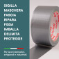 Immagine 5 - Nastro Adesivo Telato Americano Grigio Isolante Impermeabile Professionale Aderenza Multisuperficie - Rotolo da 5cm x 25m