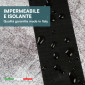 Immagine 4 - Nastro Adesivo Telato Americano Nero Isolante Impermeabile Professionale Aderenza Multisuperficie - Rotolo da 5cm x 25m