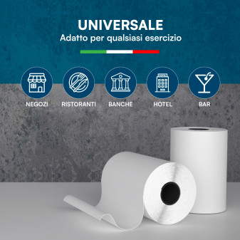 Rotolo Termico Cassa Compatibile Nexi Axerve e Ingenico da 5,7cm x 30m